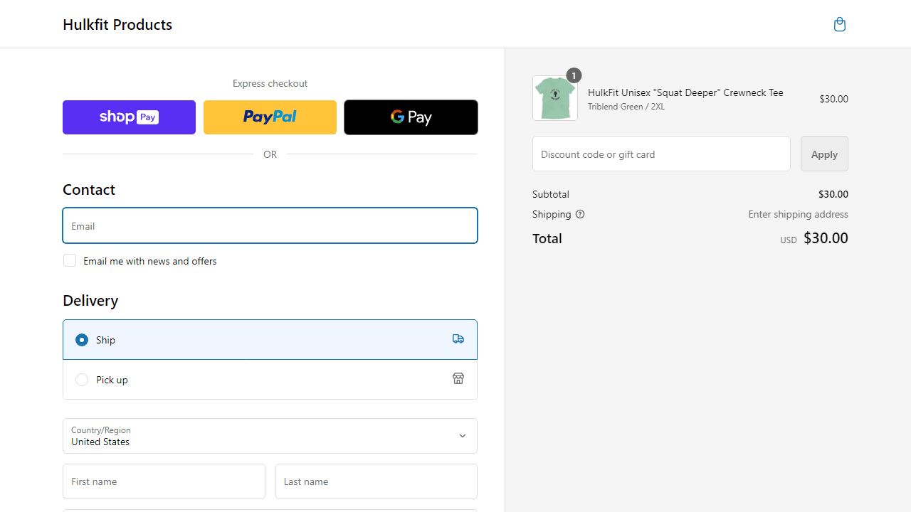 How to apply Hulkfit coupon code